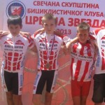 Najmlađi biciklisti Crvene Zvezde pobednici Kupa Beograda