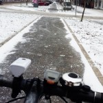Kako voziti bicikl po snegu?