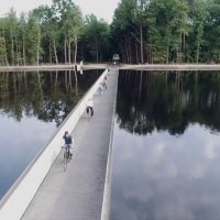 Belgijski raj za bicikliste: Da li biste provozali svog dvotočkaša kroz „vodenu stazu“